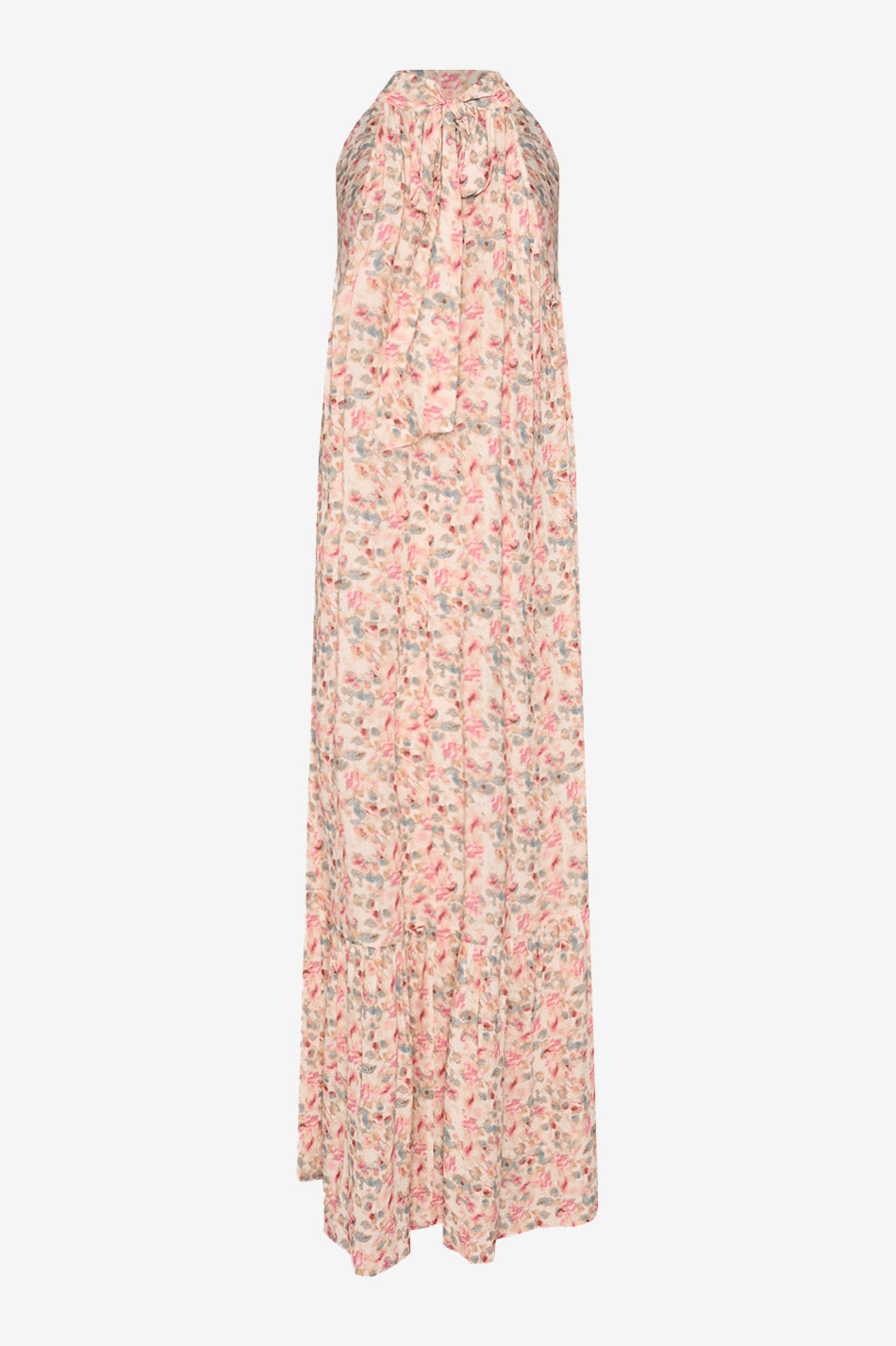 London Maxi-Kleid Cinthia Pink Print