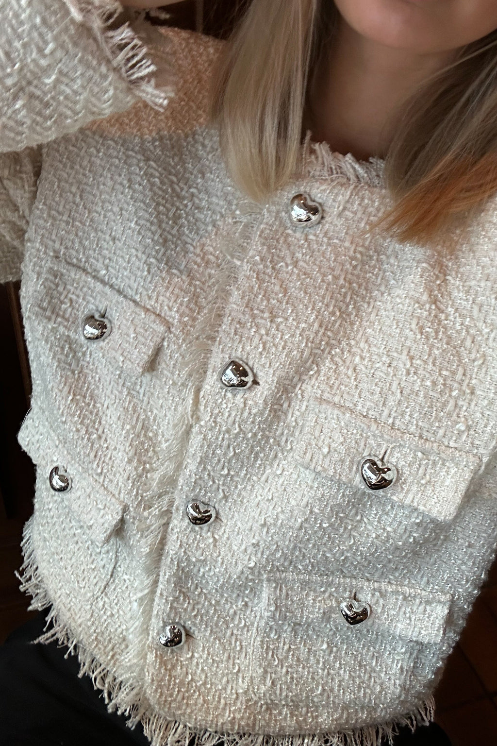 Kallie Blazer Elfenbein