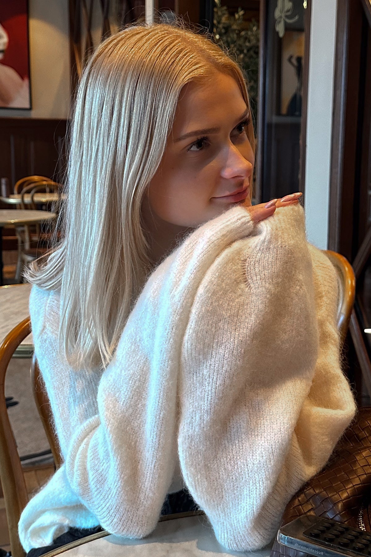 Kae Strickjacke Auster