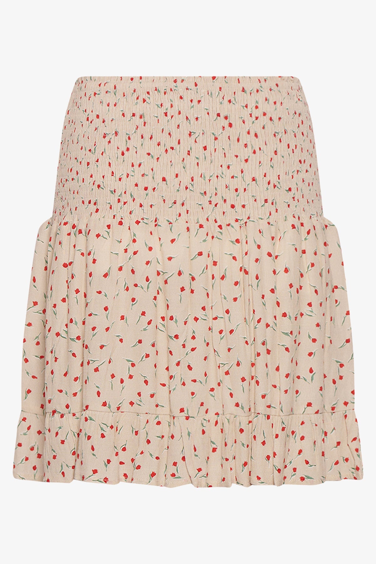Renata Rock Creme/Rot Mini-Blume