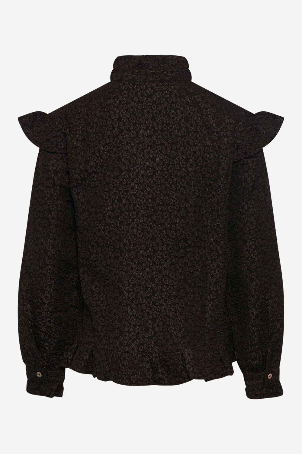 Reno Ruby Rüschenbluse Schwarz