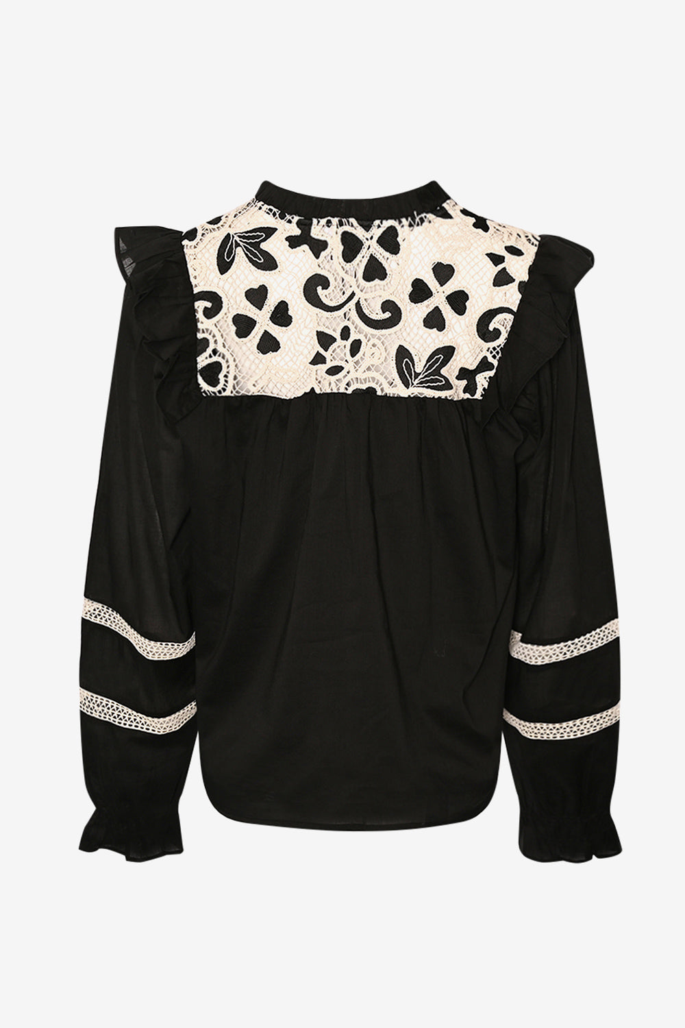 Salba Bluse Schwarz