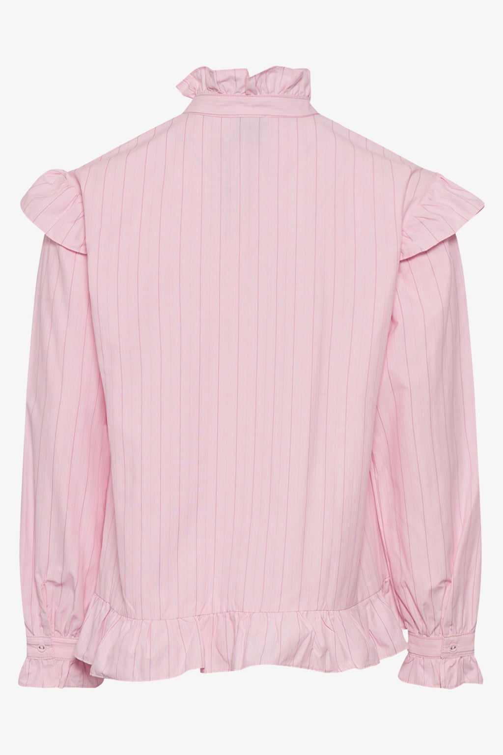 Sally Bluse Hellrosa Gestreift