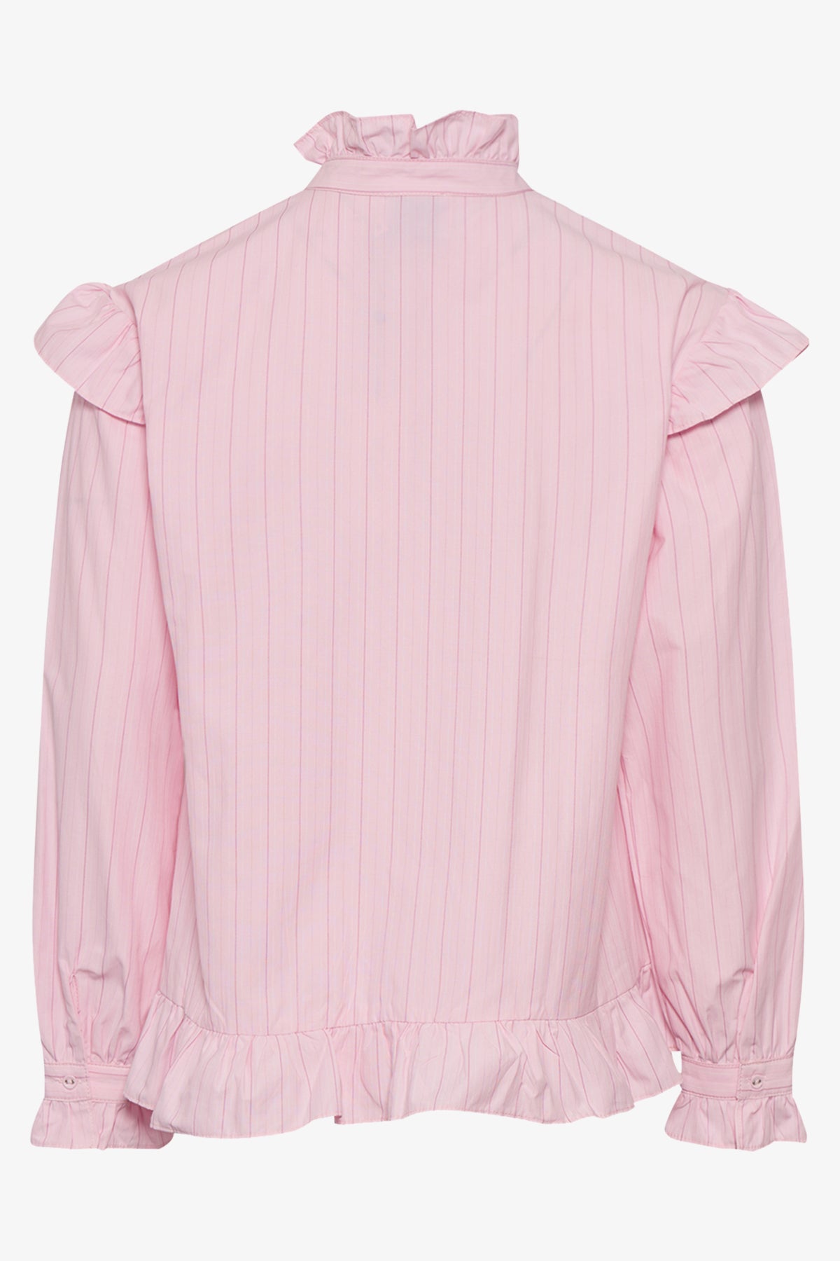 Sally Bluse Hellrosa Gestreift