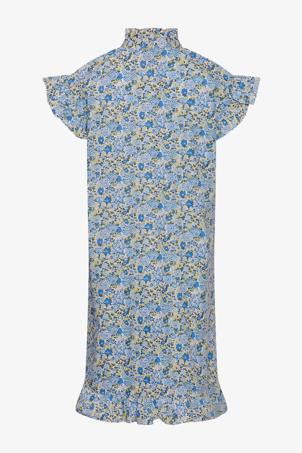 Sally Kleid Blau/Gelbe Blume