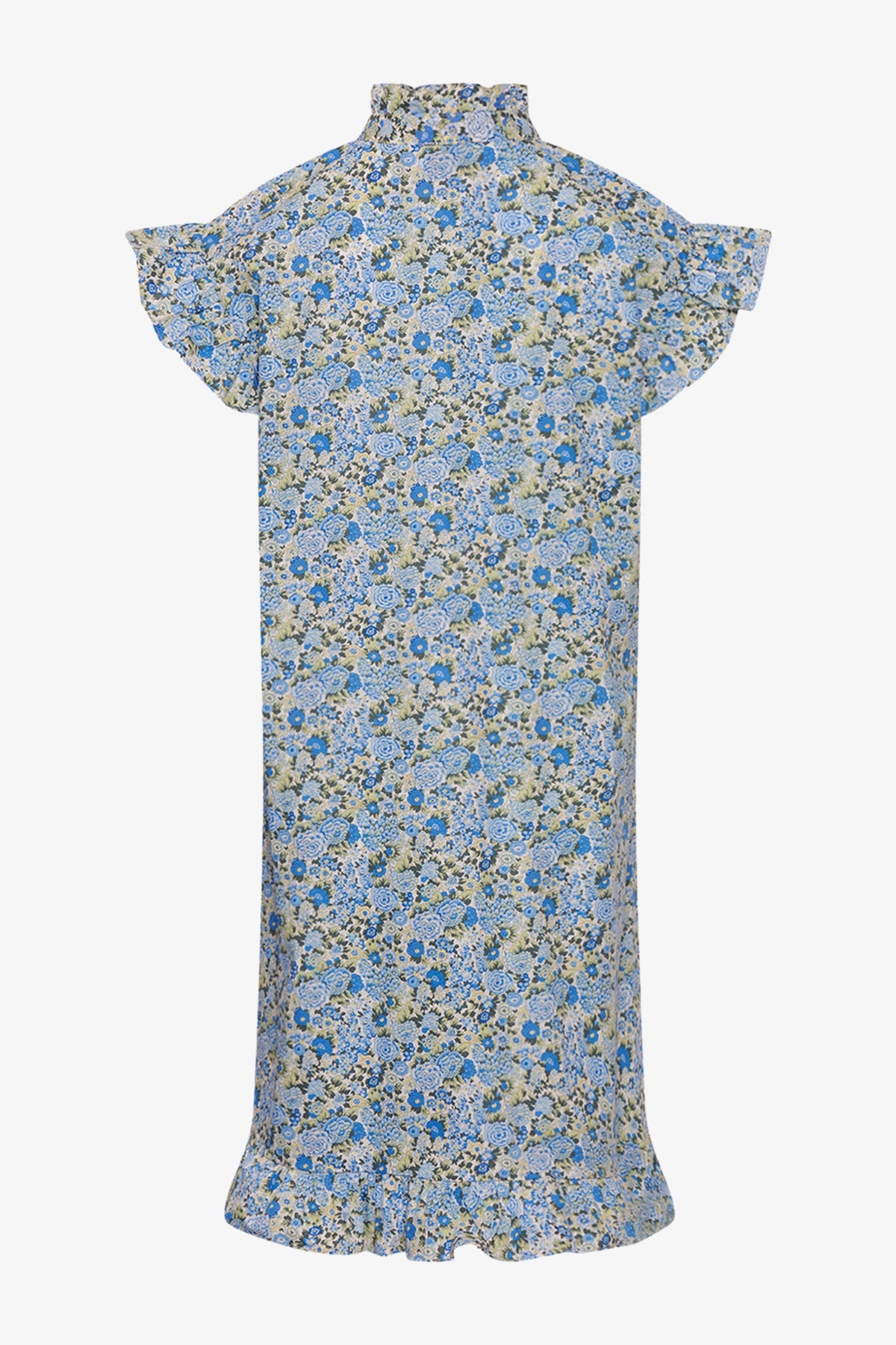 Sally Kleid Blau/Gelbe Blume
