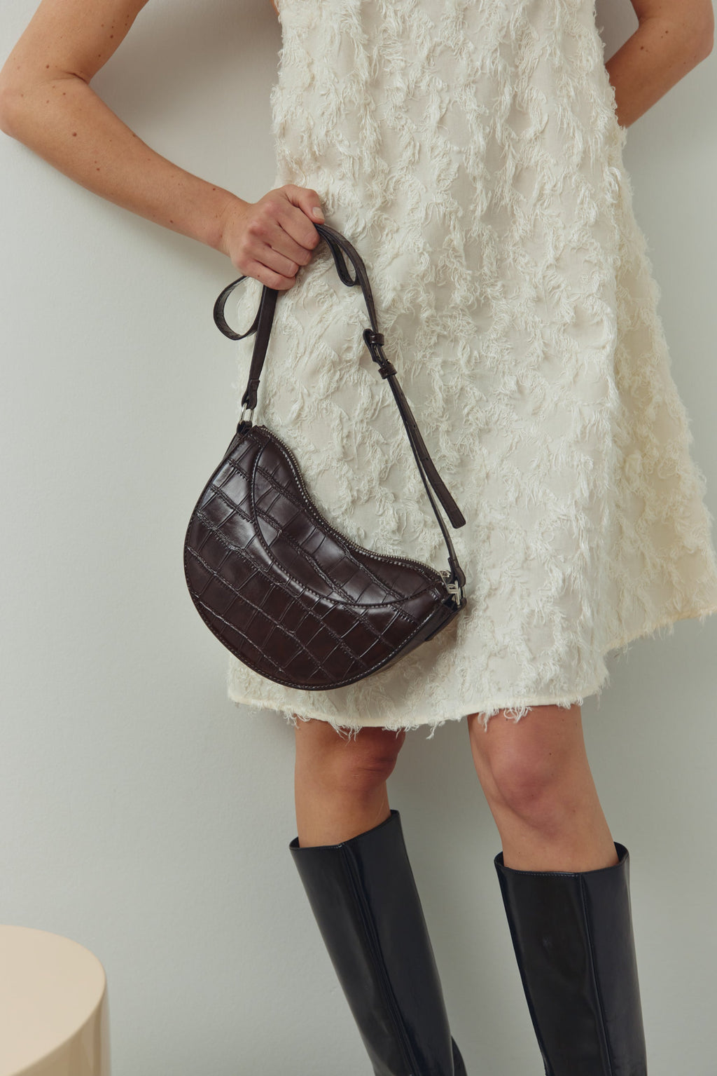N-Maci Kleid Elfenbein