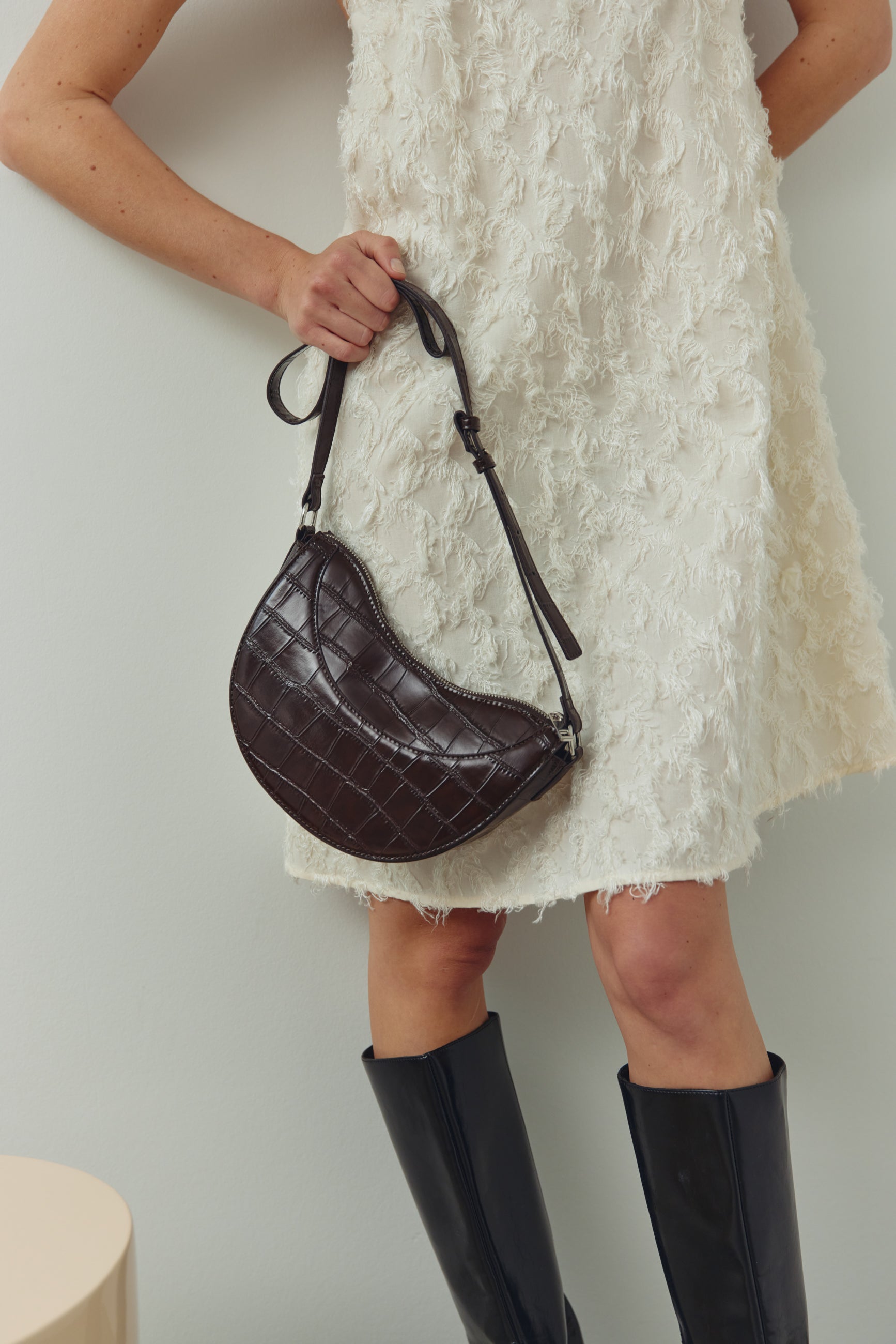 N-Maci Kleid Elfenbein