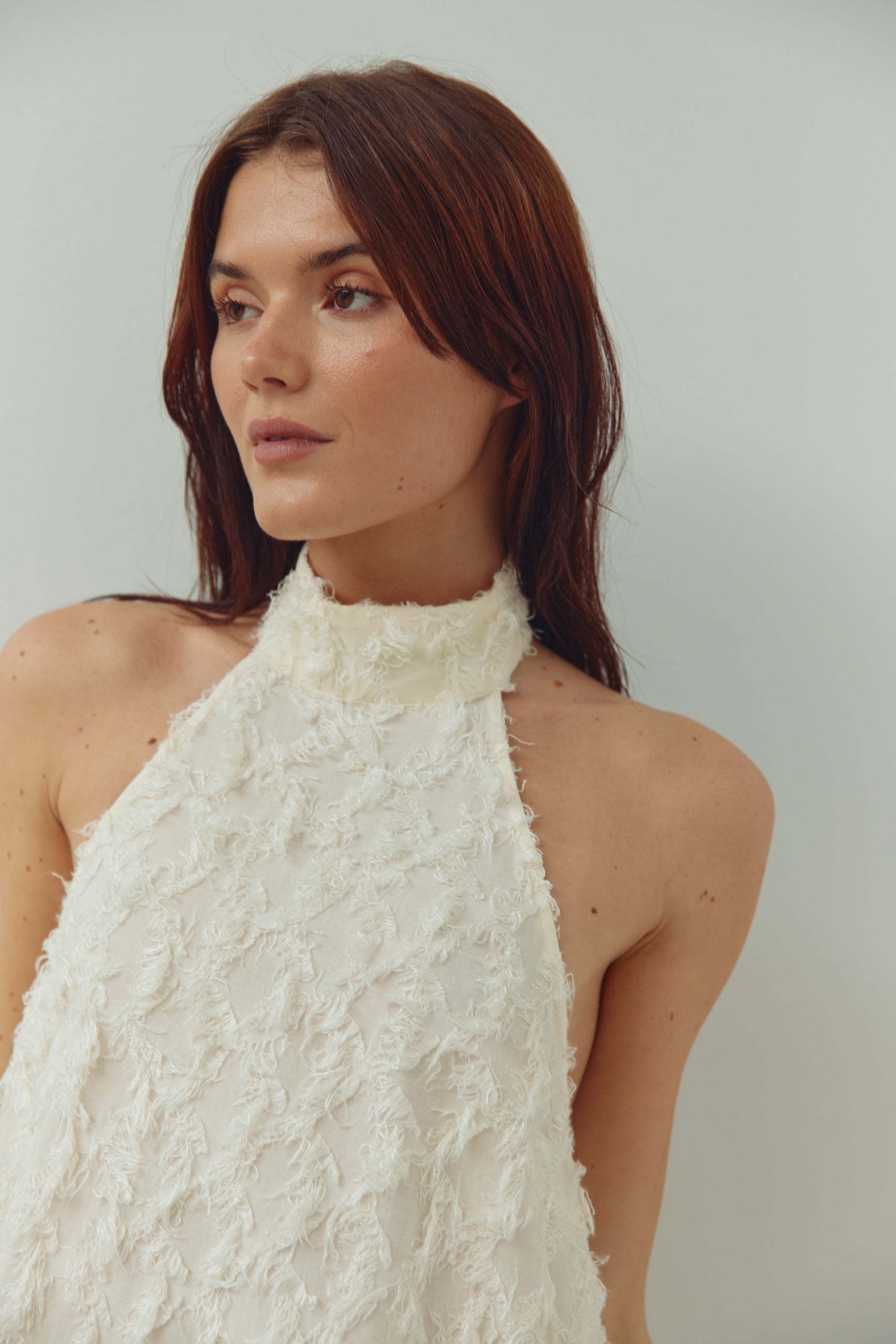N-Maci Kleid Elfenbein
