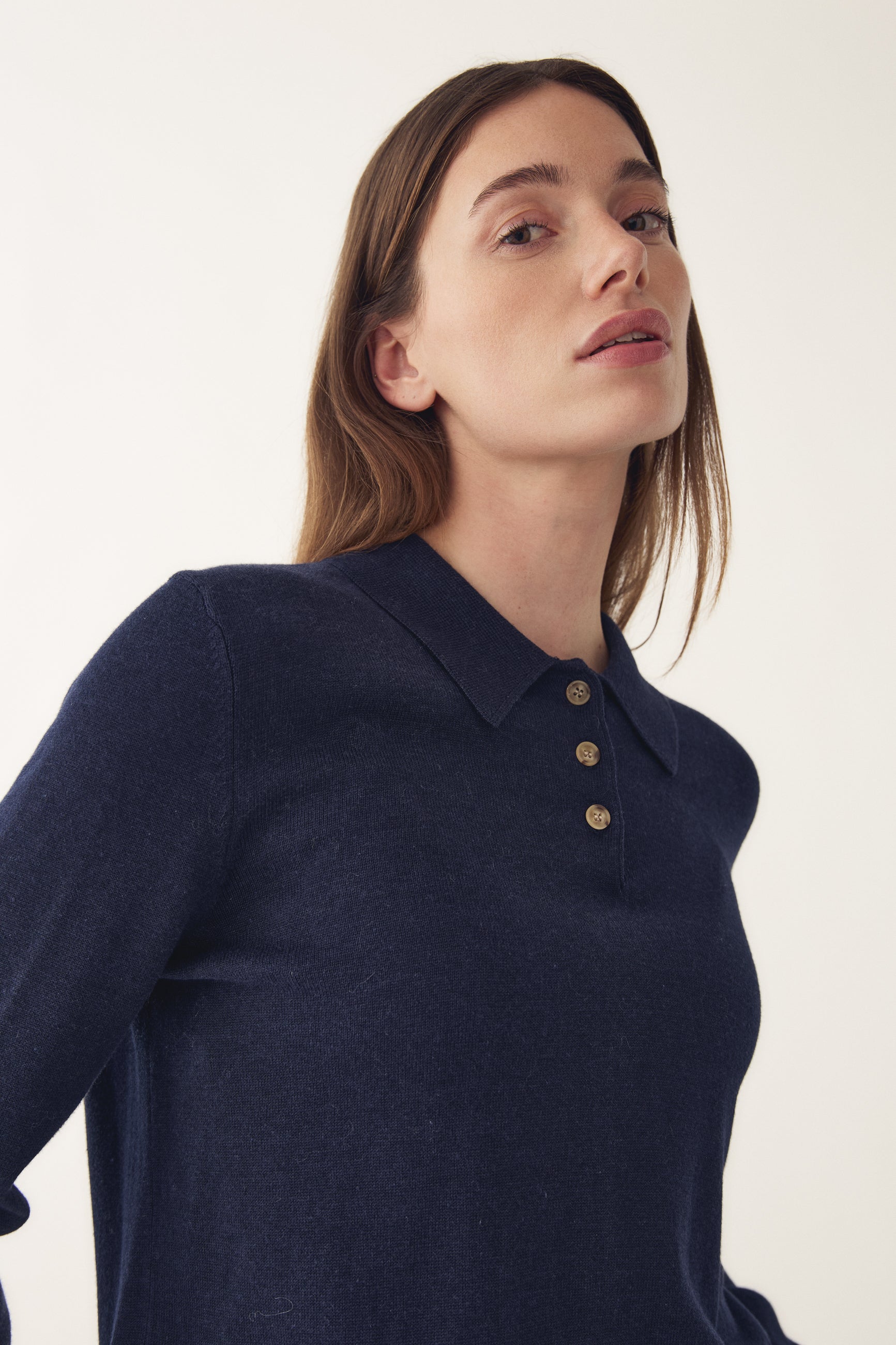 N-Maxine Strick Marineblau