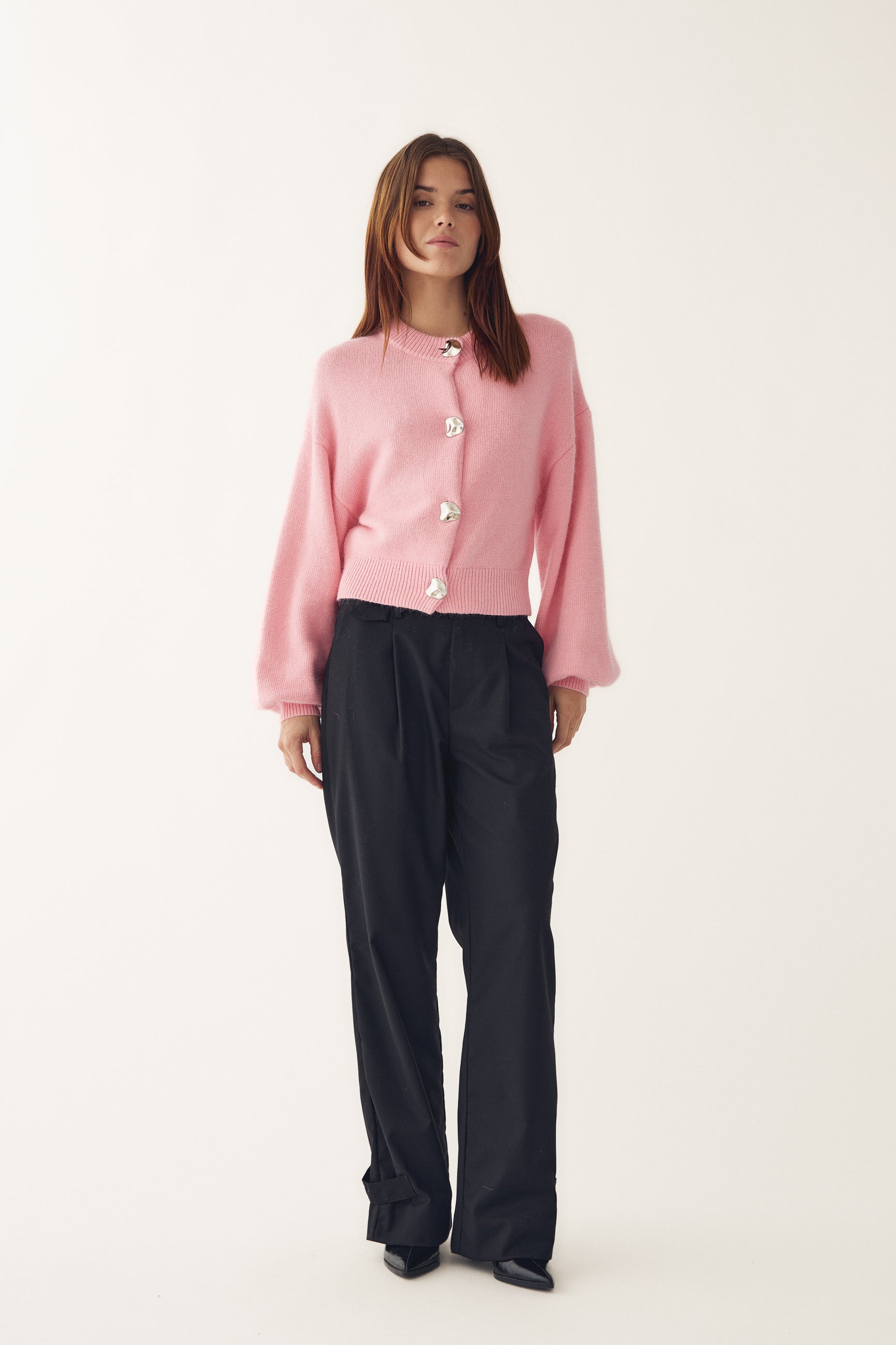 N-Miley Strickjacke Babyrosa