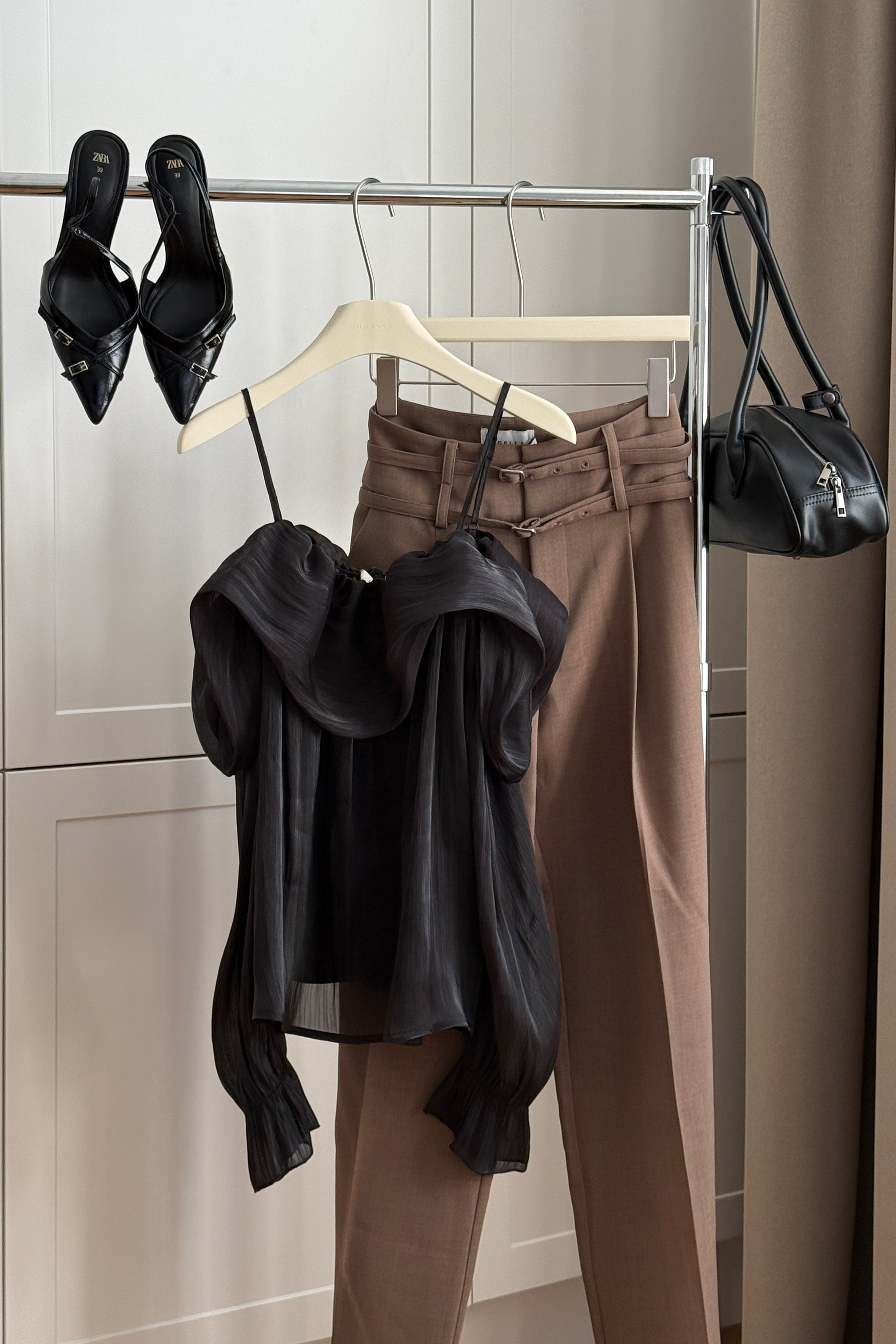 N-Miya Bluse Schwarz