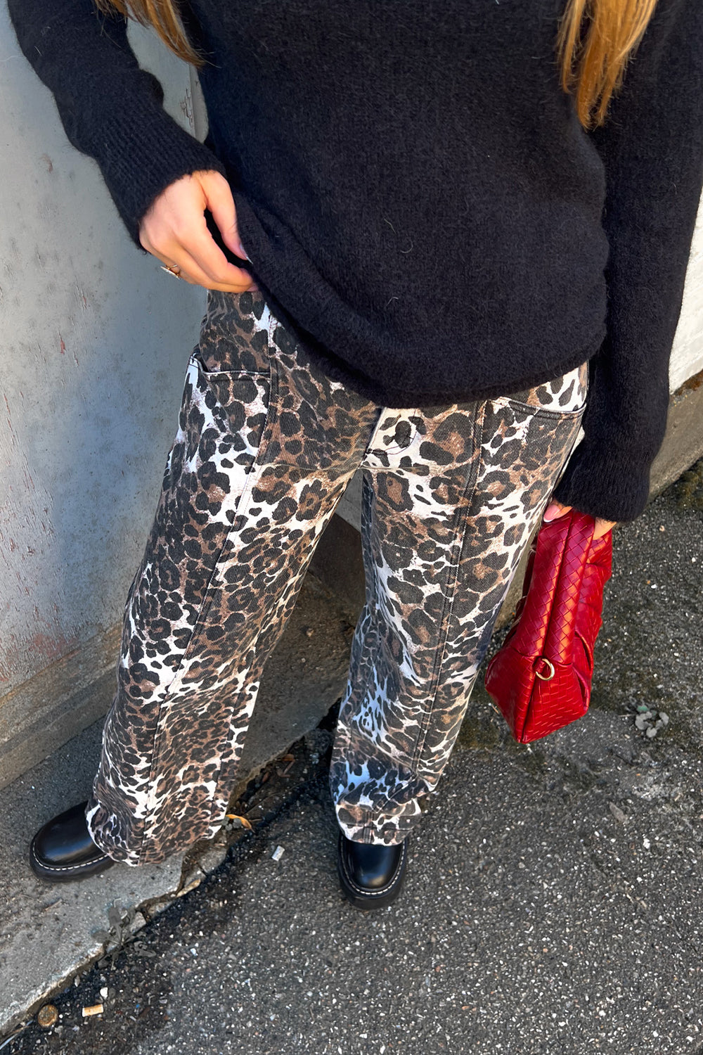 Stürmische Jeans Taleah-Druck