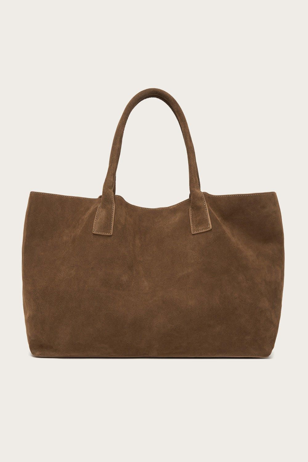 Mallory Tasche Echtes Wildleder Dunkelbraun