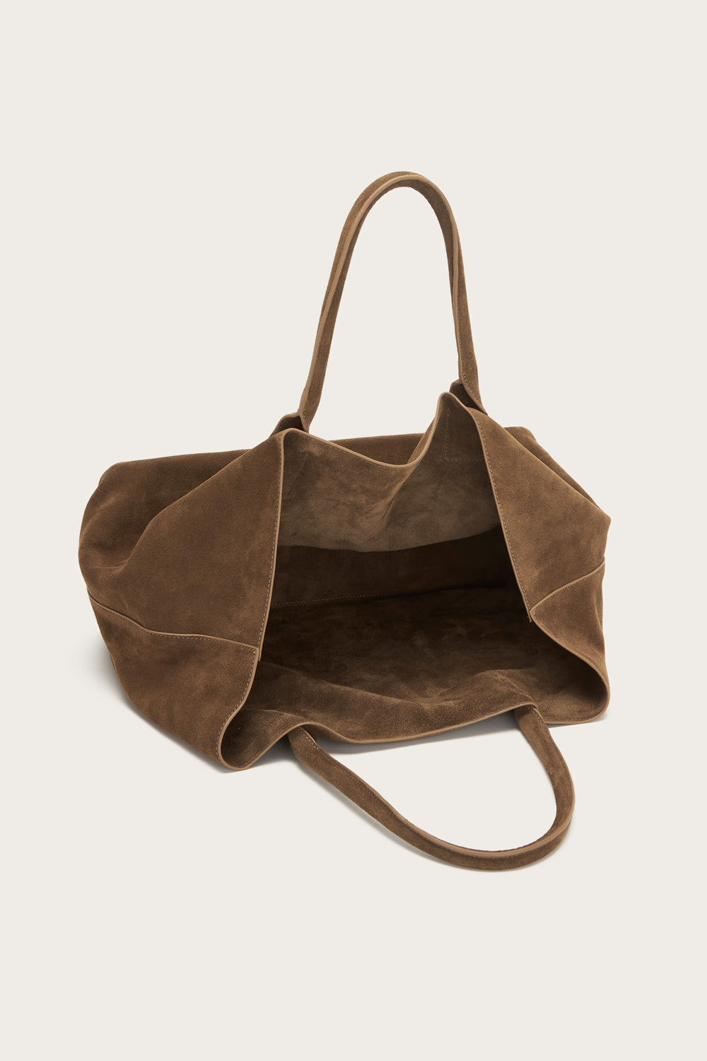 Mallory Tasche Echtes Wildleder Dunkelbraun