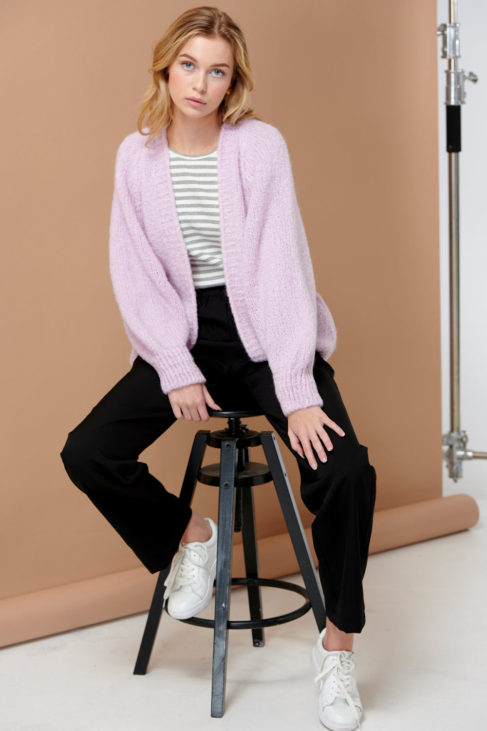 Fora Strickjacke Dusty Pink