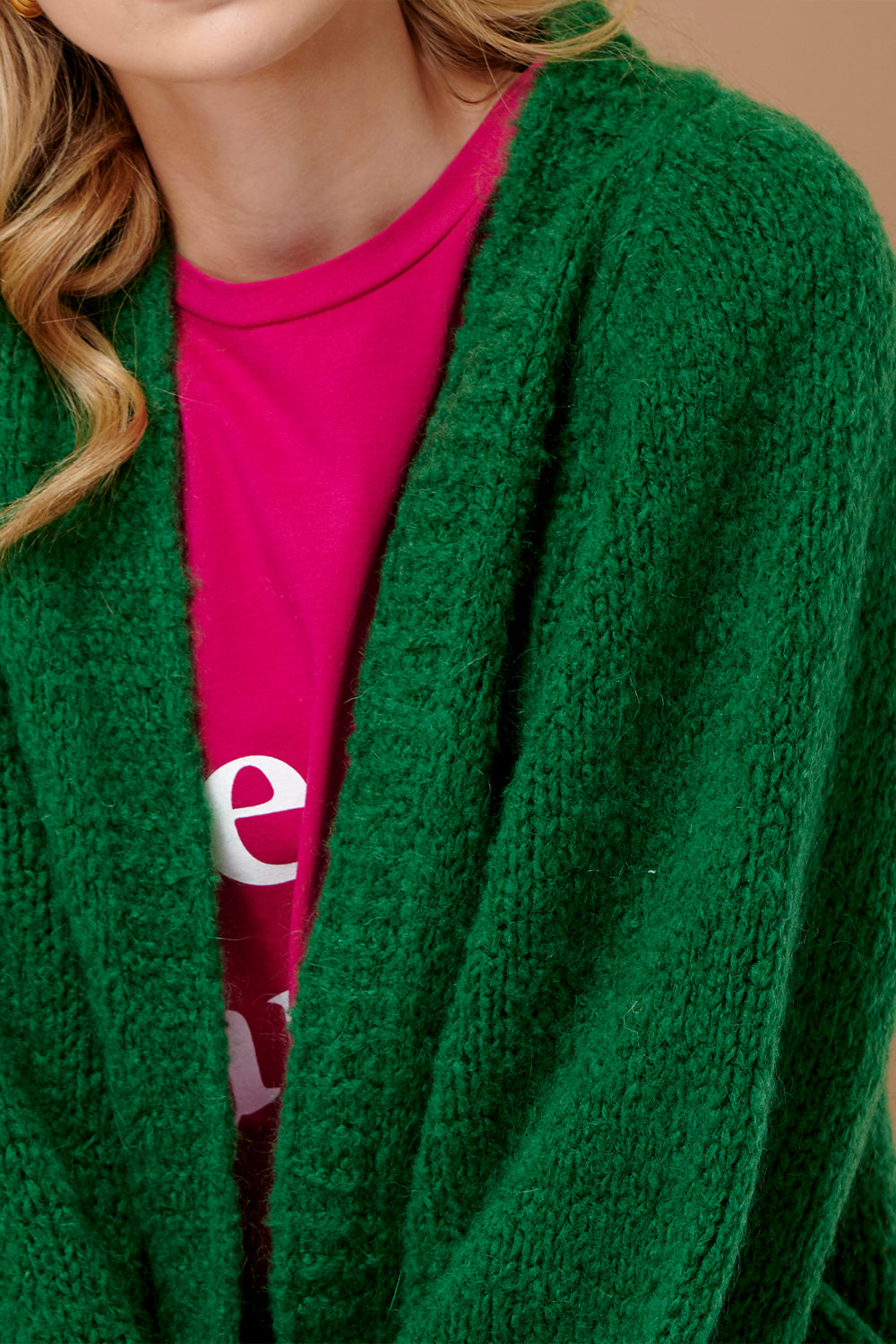 Fora Strickjacke Grün