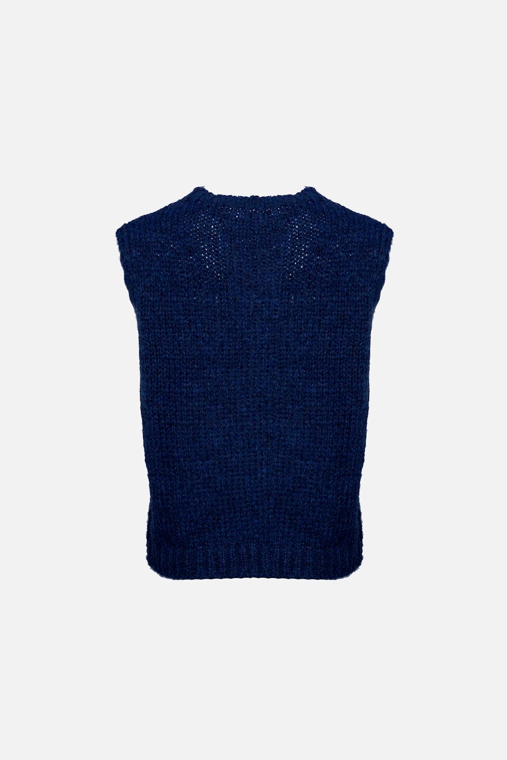 Kala Weste Wolle Navy